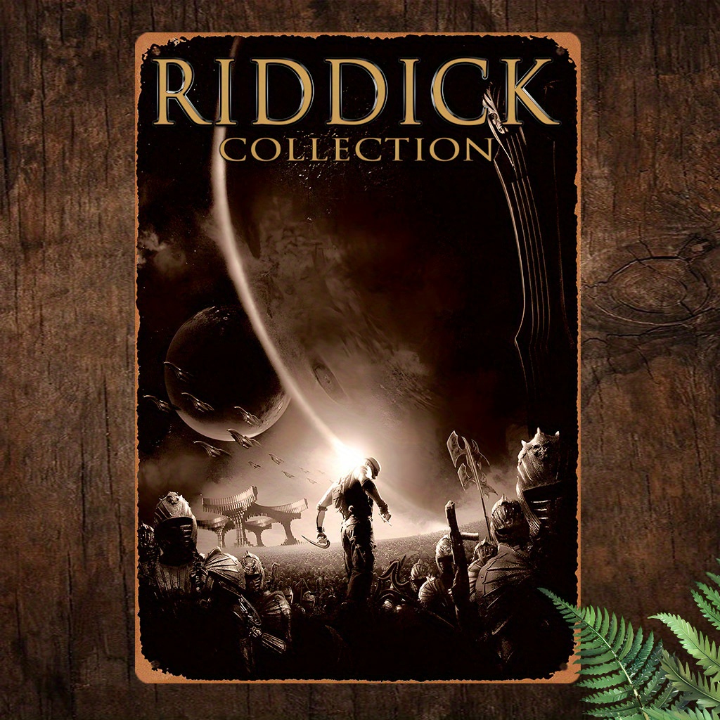 Vintage Collectible Posters - Room Decor Riddick Collection Vintage Metal