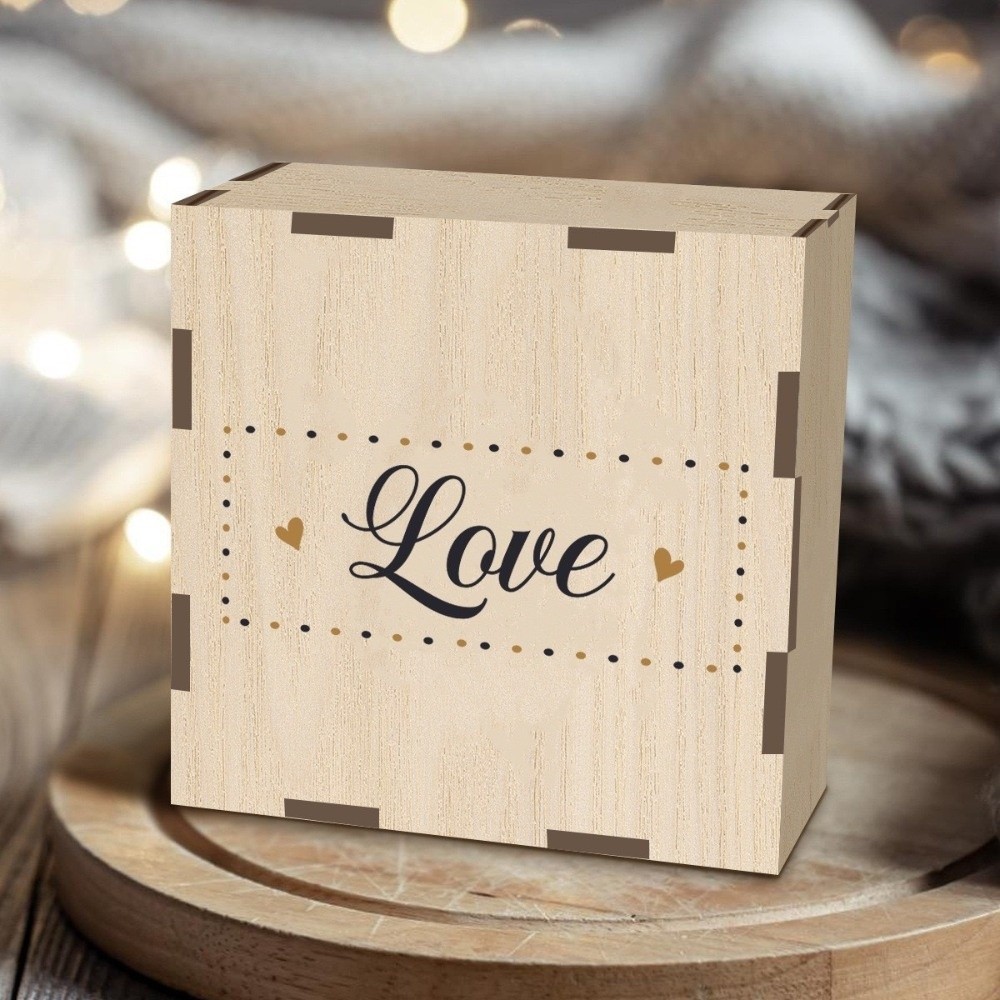 Collectible Vintage Photos - Folding Wooden Photo Storage Box Vintage