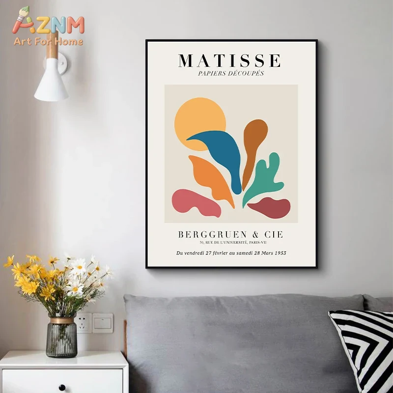 Vintage Cartoon Collectible - AZNM Canvas Painting Vintage Henri Matisse