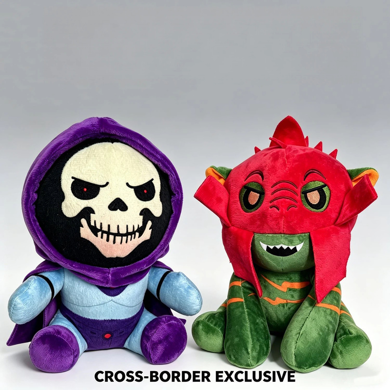 Vintage Cartoon Collectible - Retro Warrior Cartoon Soft Plush Doll