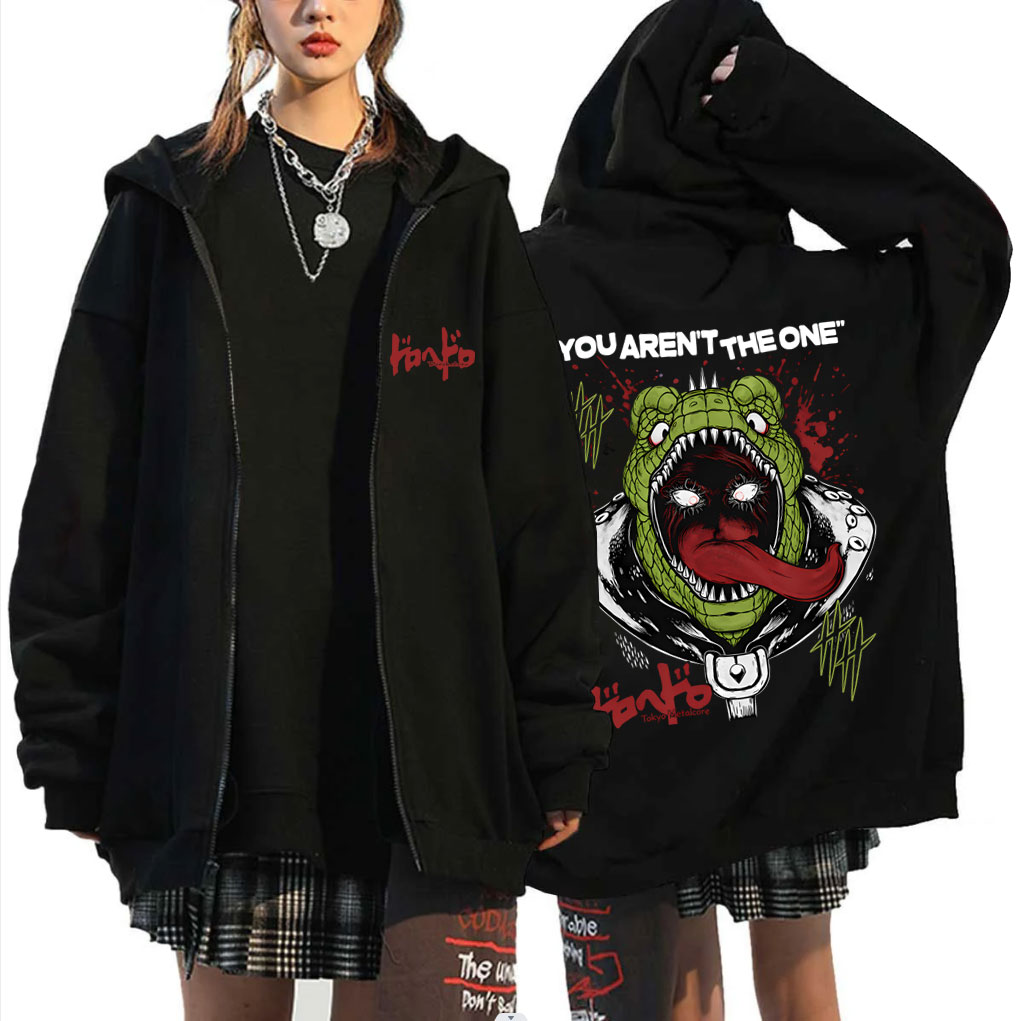 Vintage Zip Hoodie - Anime Dorohedoro Kaiman You Aren't The