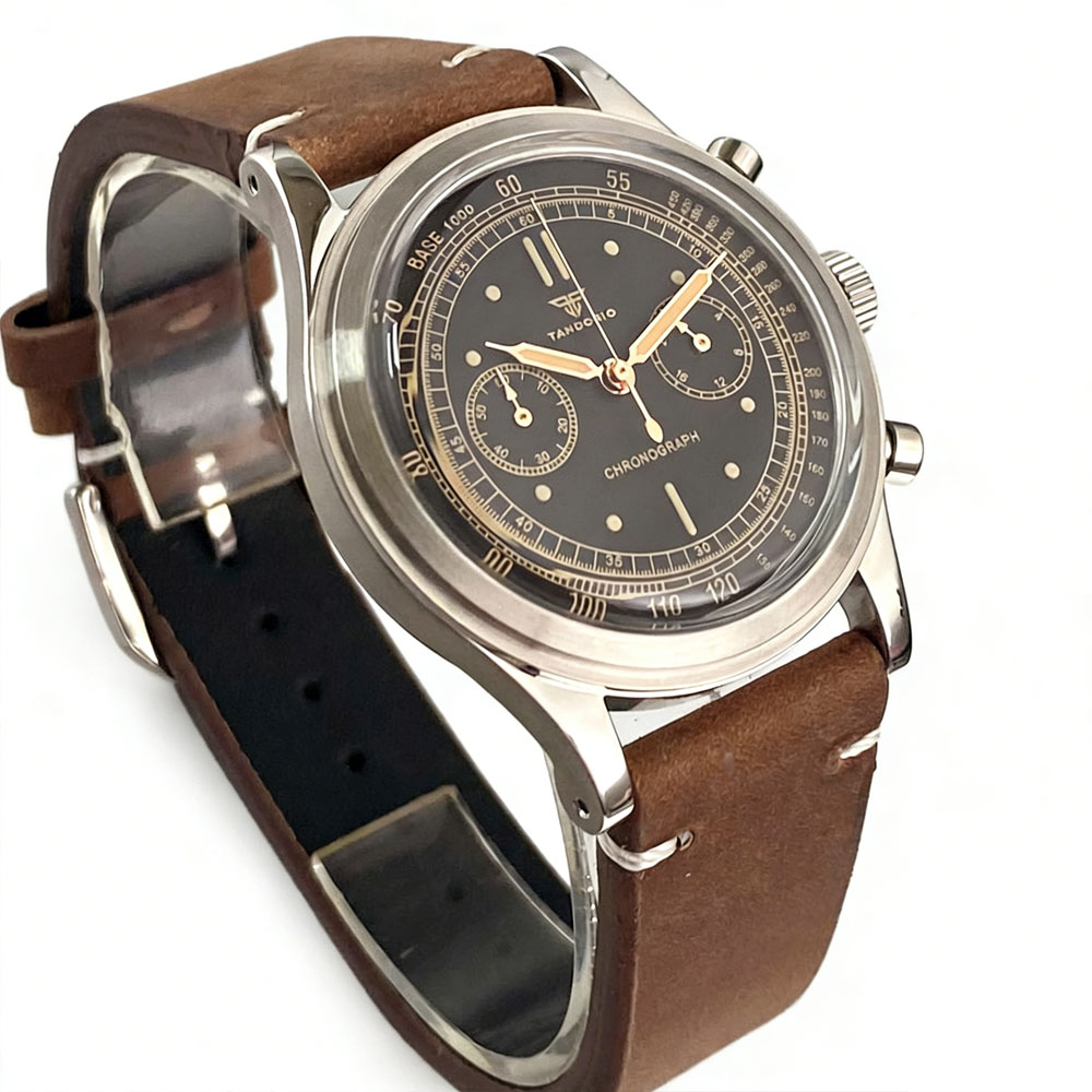 Vintage Watch Collecting - Tandorio New 38mm Domed Glass Stainless