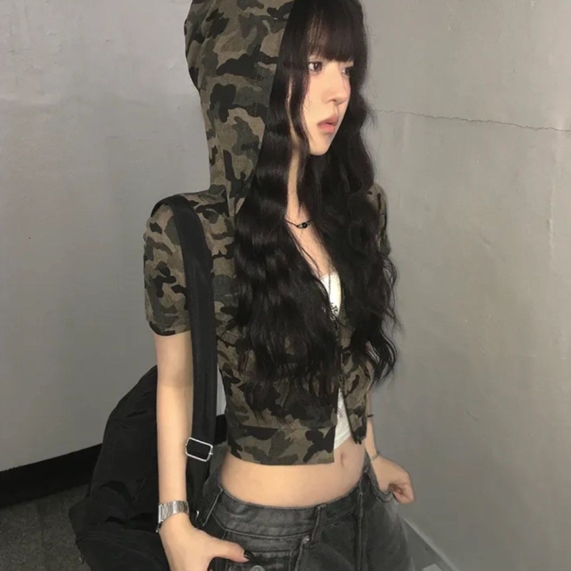 Camouflage American Vintage Zi - đánh giá và giá Vintage Zip Hoodie