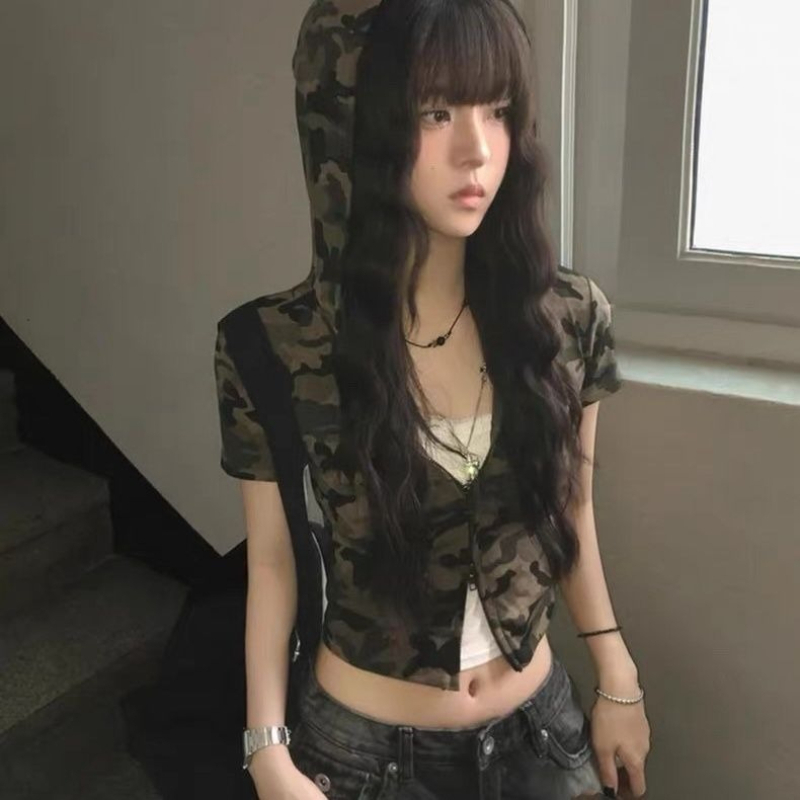 Camouflage American Vintage Zi - đánh giá và giá Vintage Zip Hoodie