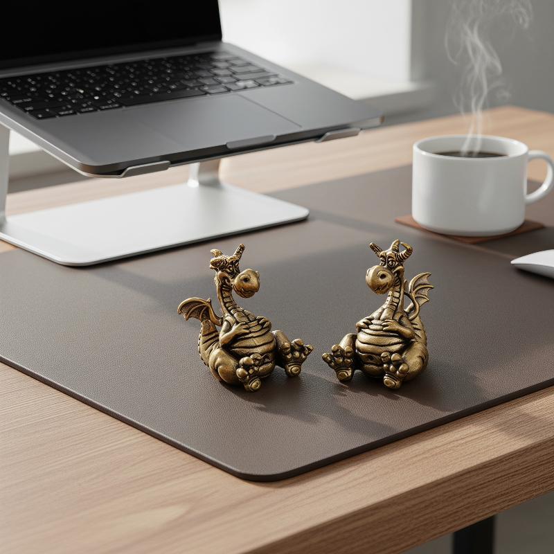 Cute Brass Dragon Figurines Vi - đánh giá và giá Vintage Cartoon Collectible