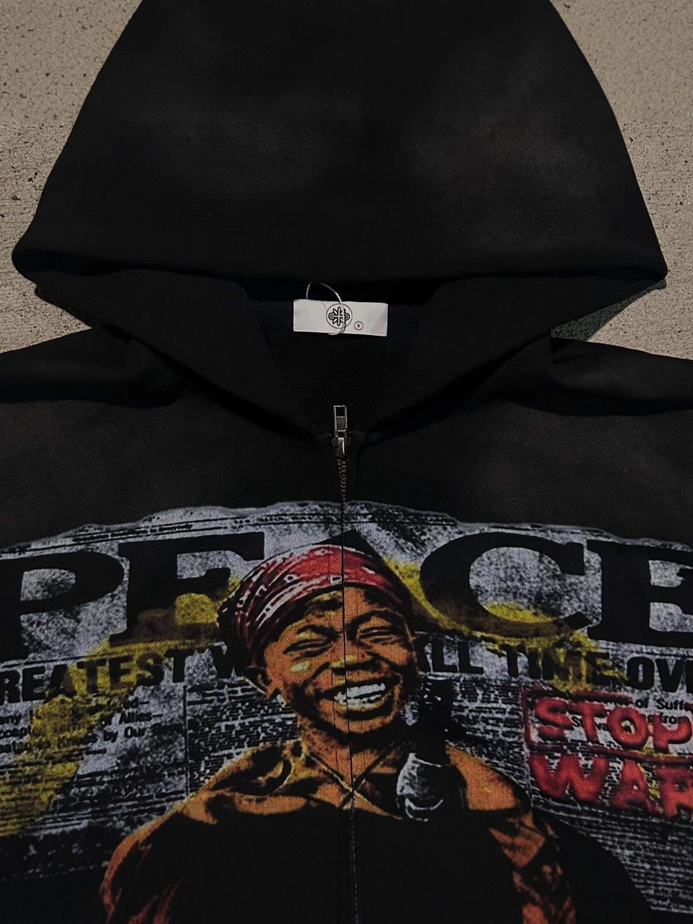 2026 new American hip-hop loos - đánh giá và giá Vintage Zip Hoodie