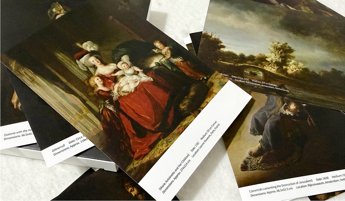 30Pcs Rembrandt Vintage Oil Pa - đánh giá và giá Collectible Vintage Greeting Cards