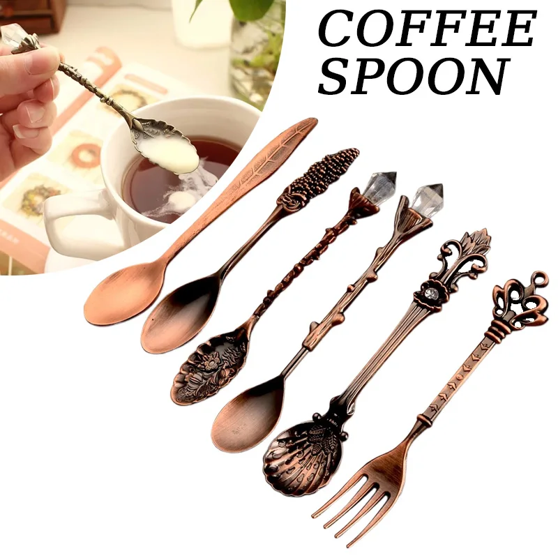 6pcs Set Ice Cream Spoon Jam S - đánh giá và giá Vintage Collectible Spoons