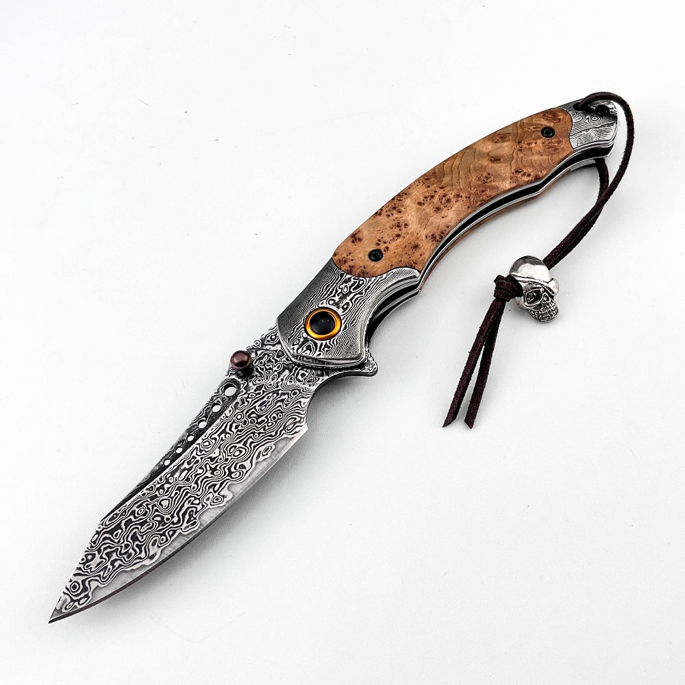 High Hardness Damascus Pattern - đánh giá và giá Vintage Collectible Knives