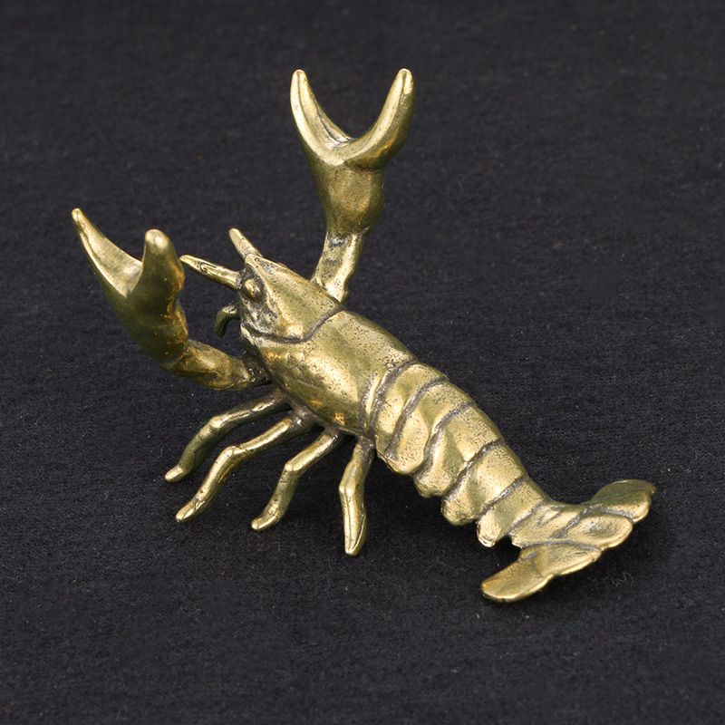Solid Brass Crayfish Ornament  - đánh giá và giá Vintage Collectible Furniture