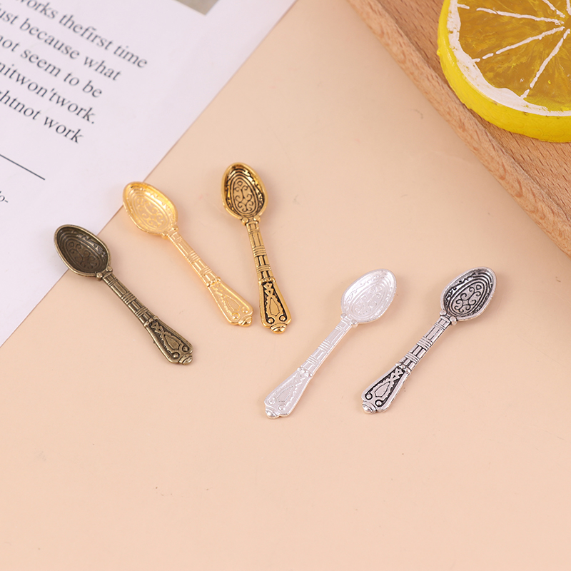 10Pcs 1:12 Dollhouse Miniature - đánh giá và giá Vintage Collectible Spoons