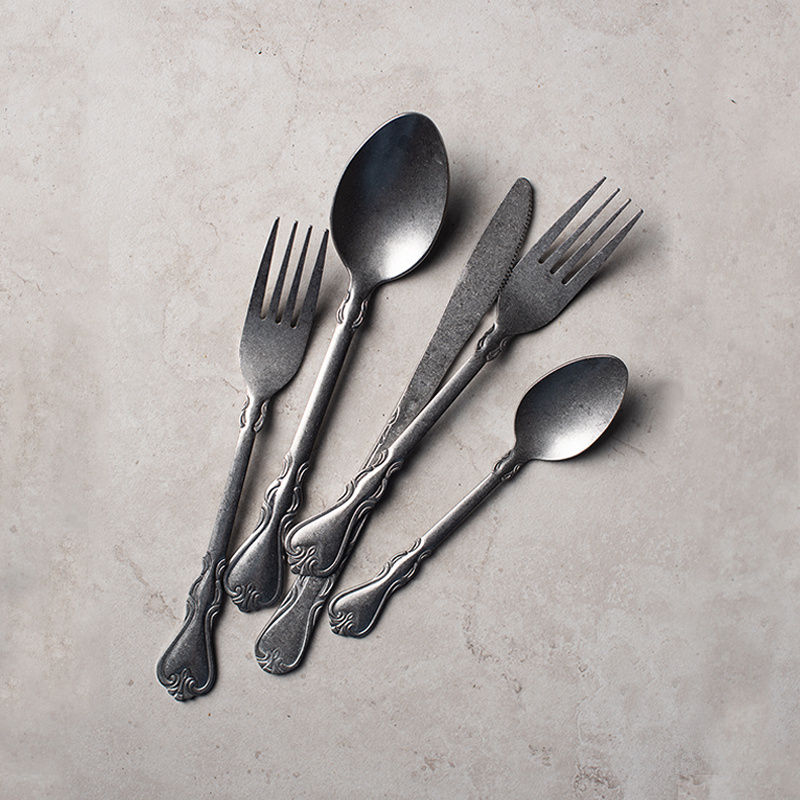 4 Cái/bộ Tay Vintage Dao Muỗng - đánh giá và giá Vintage Collectible Spoons