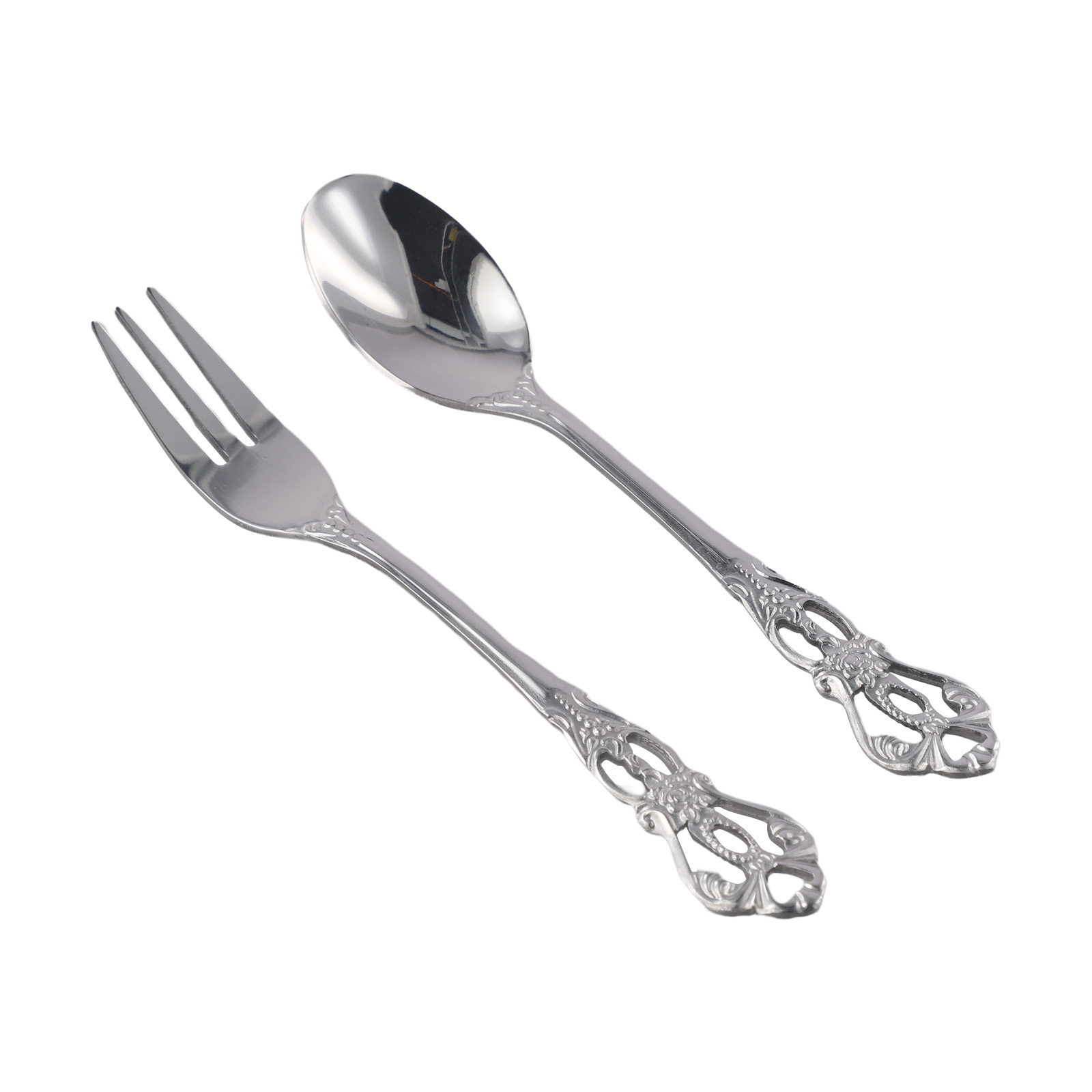 1 Pair Vintage Spoons Fork Min - đánh giá và giá Vintage Collectible Spoons