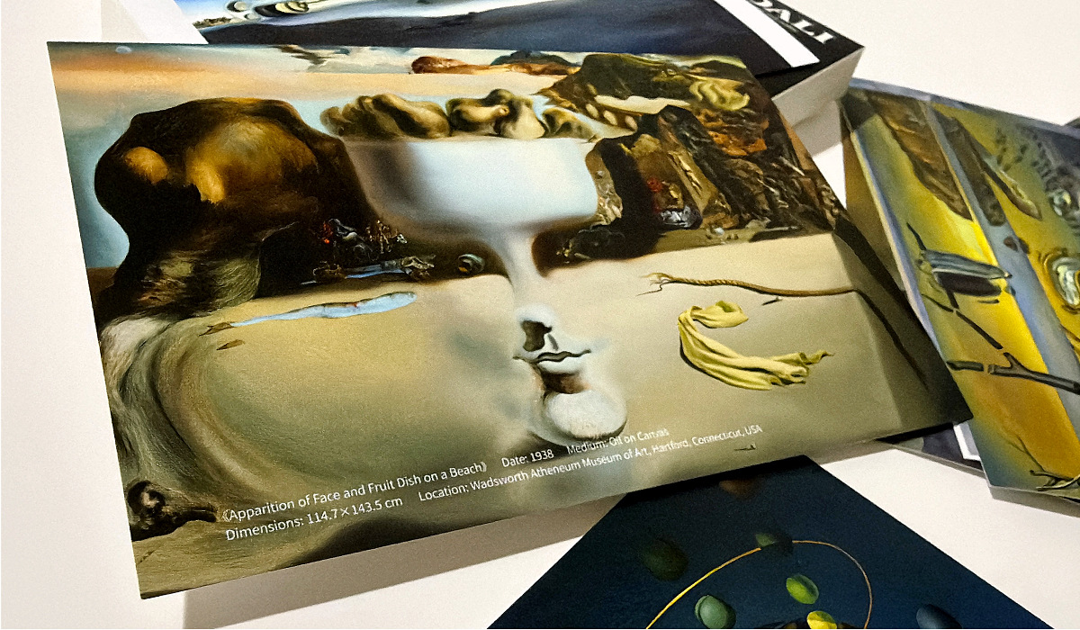 30Sheets Salvador Dalí Oil Pai - đánh giá và giá Collectible Vintage Greeting Cards