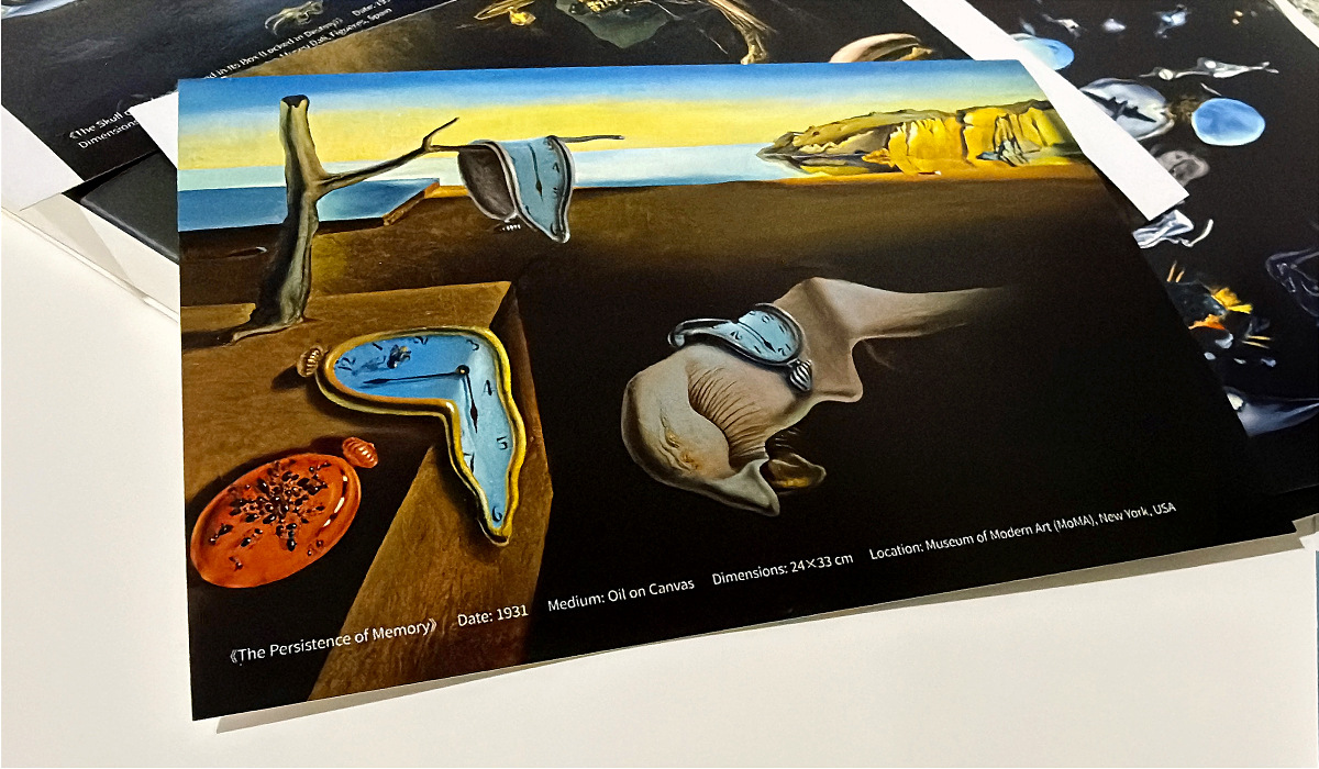 30Sheets Salvador Dalí Oil Pai - đánh giá và giá Collectible Vintage Greeting Cards