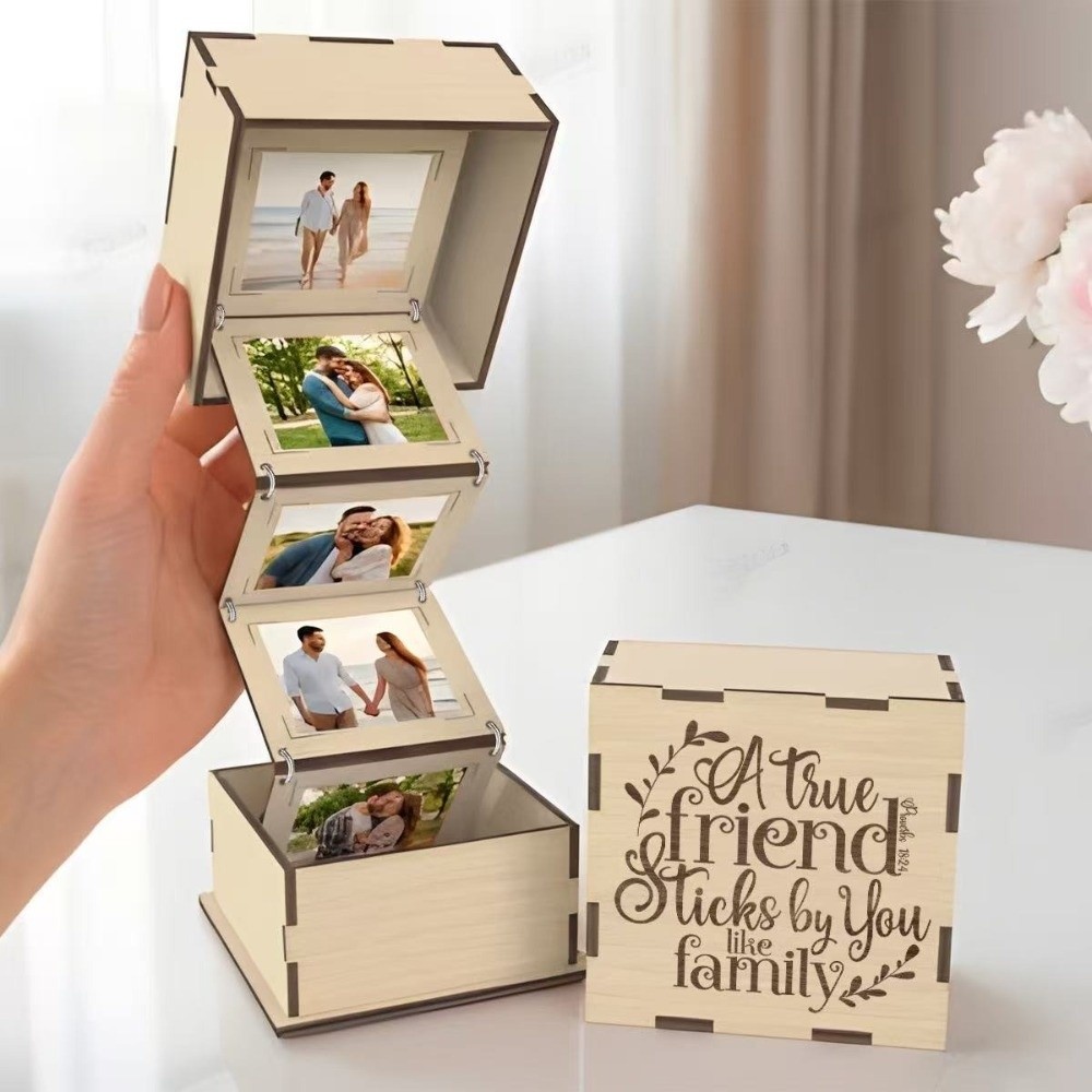 Folding Wooden Photo Storage B - đánh giá và giá Collectible Vintage Photos