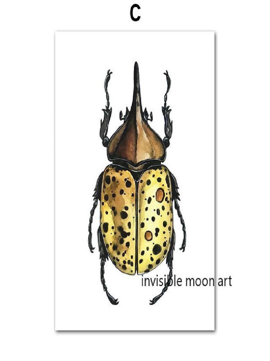 Vintage Insect Art Colorful Be - đánh giá và giá Vintage Collectible Posters