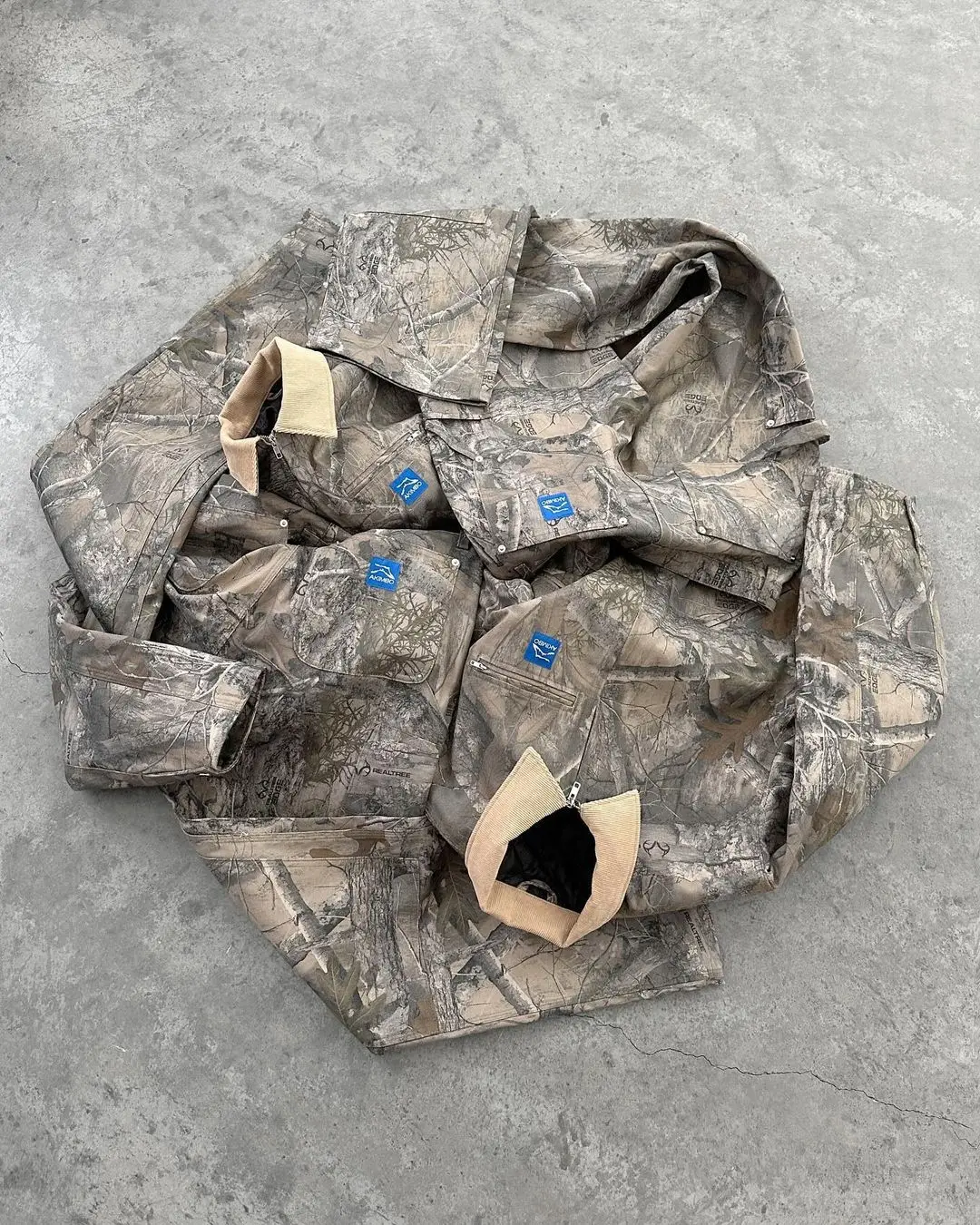 Autumn and Winter Camouflage O - đánh giá và giá Vintage Zip Hoodie