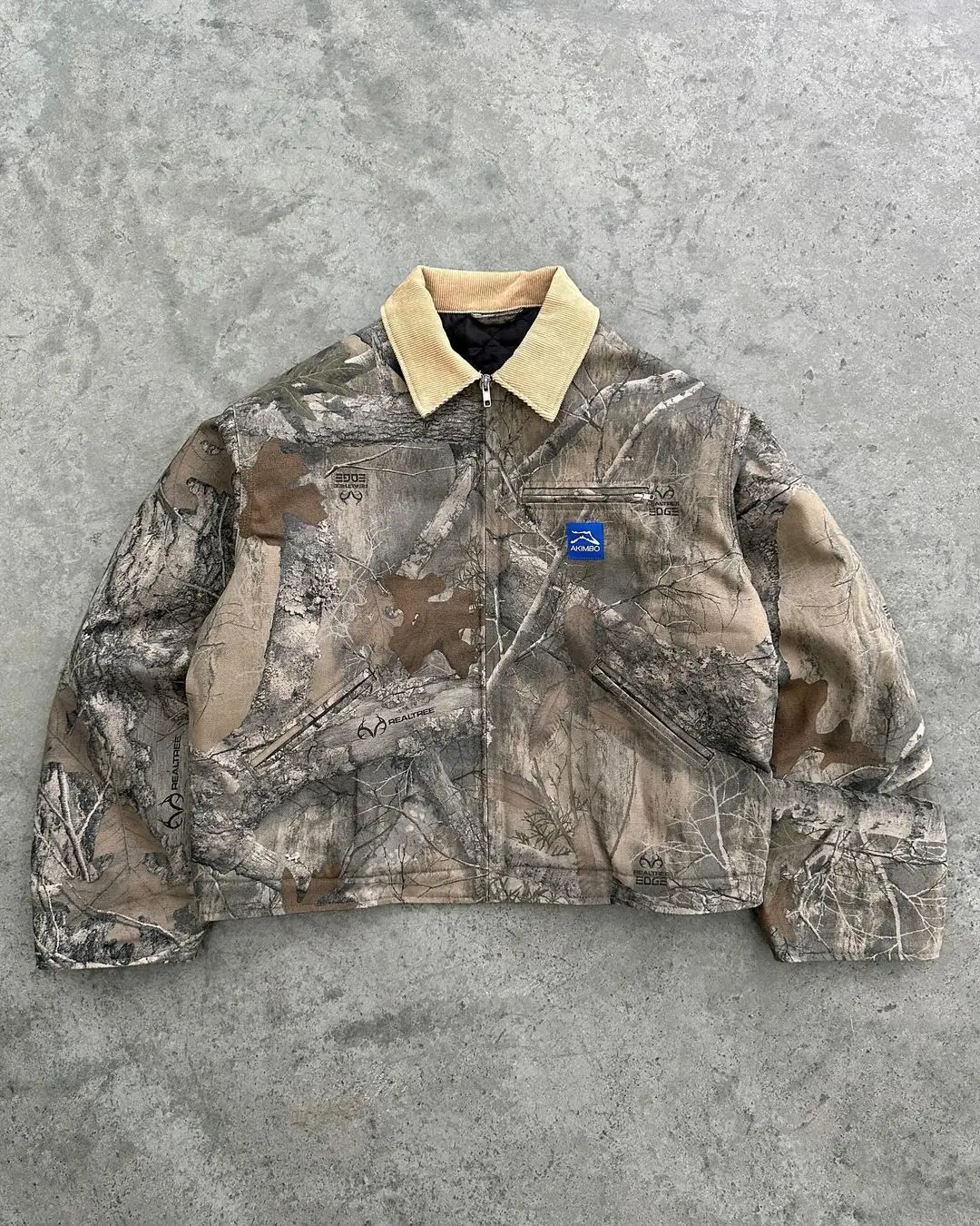 Autumn and Winter Camouflage O - đánh giá và giá Vintage Zip Hoodie
