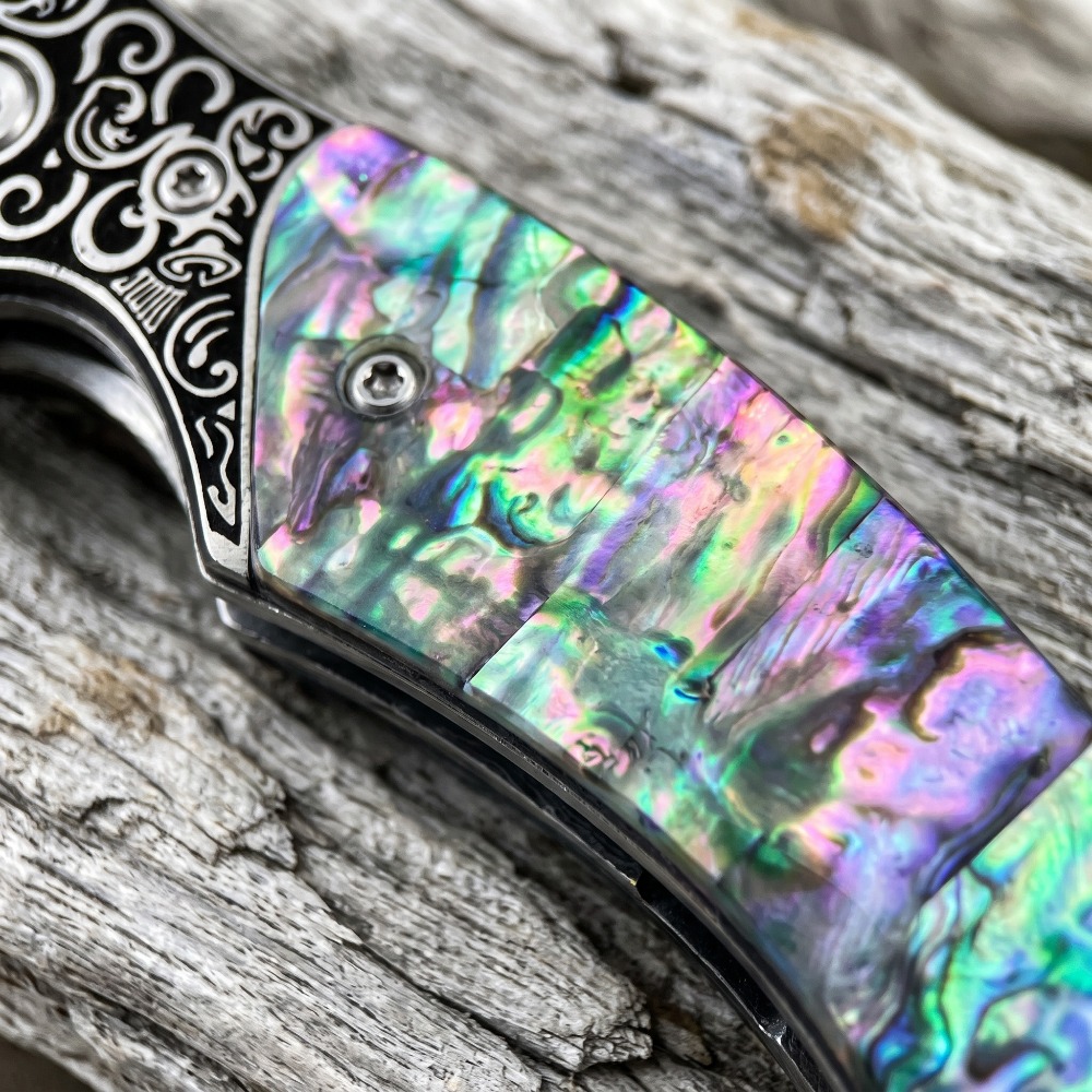 New Vintage Damascus Pattern B - đánh giá và giá Vintage Collectible Knives