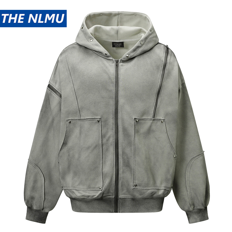 Men Vintage Hooded Jacket 2025 - đánh giá và giá Vintage Zip Hoodie