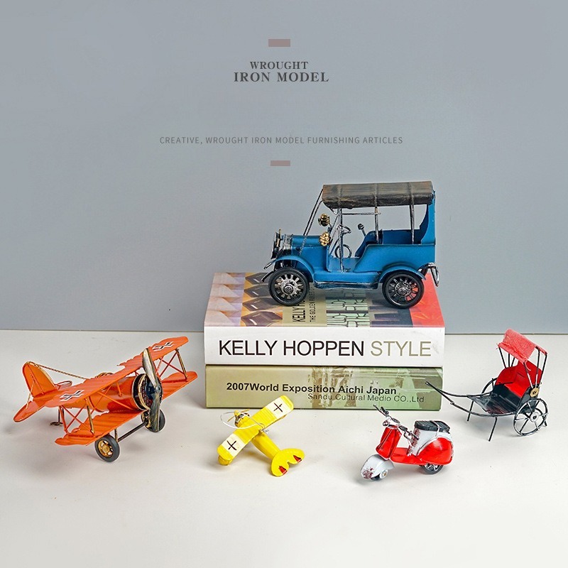 Vintage Retro Metal Plane Moto - đánh giá và giá Vintage Collectible Furniture