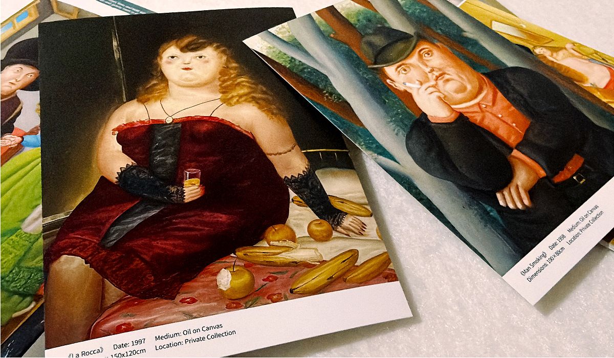 30Pcs Fernando Botero Artwork  - đánh giá và giá Collectible Vintage Greeting Cards