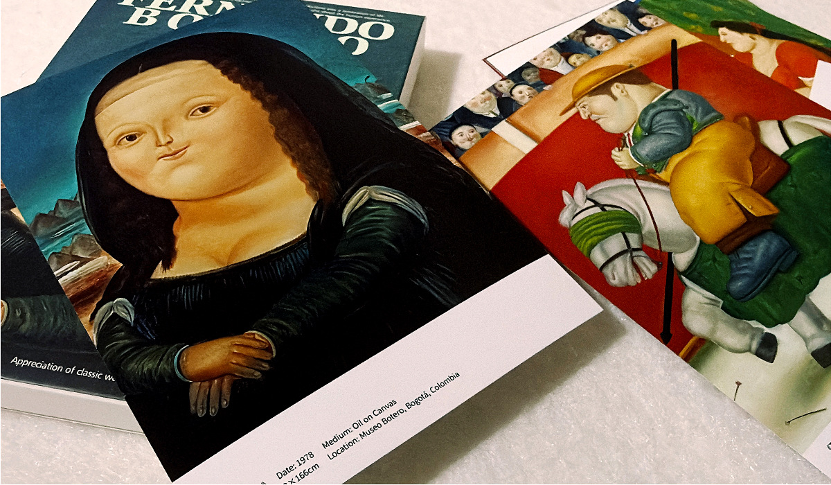 30Pcs Fernando Botero Artwork  - đánh giá và giá Collectible Vintage Greeting Cards