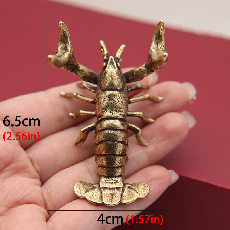 Hot ! Solid Brass Crayfish Orn - đánh giá và giá Vintage Collectible Furniture