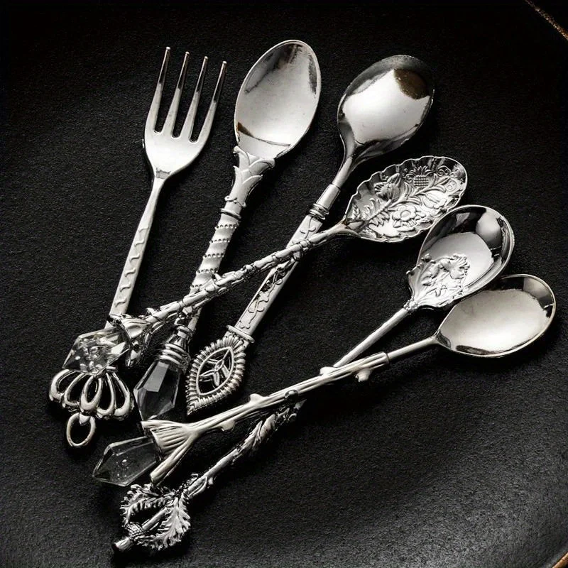 6pcs Vintage Spoons Fork Royal - đánh giá và giá Vintage Collectible Spoons
