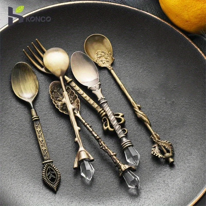 6pcs Vintage Spoons Fork Royal - đánh giá và giá Vintage Collectible Spoons