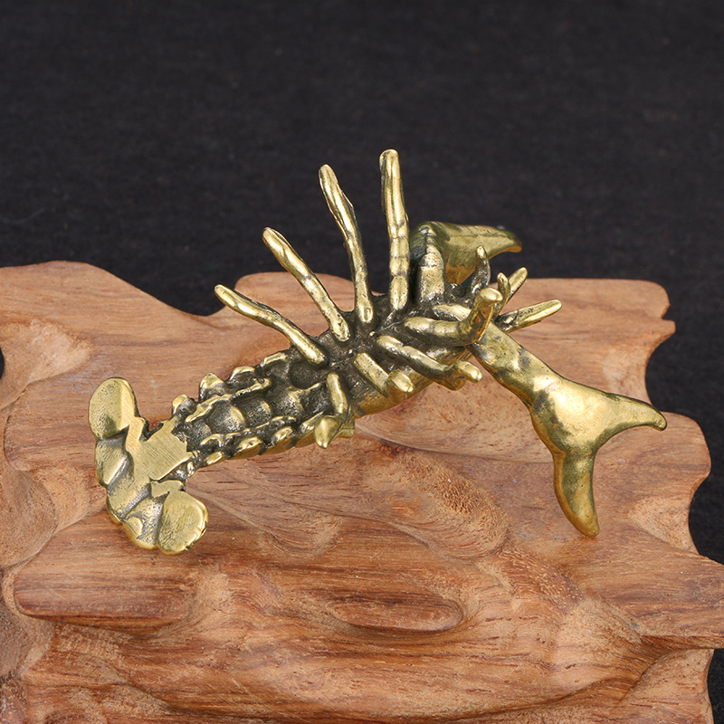 【F】Solid Brass Crayfish Orname - đánh giá và giá Vintage Collectible Furniture
