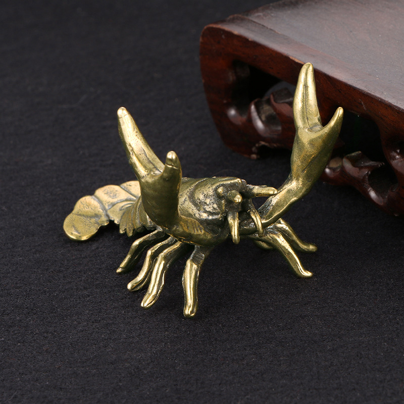 【F】Solid Brass Crayfish Orname - đánh giá và giá Vintage Collectible Furniture
