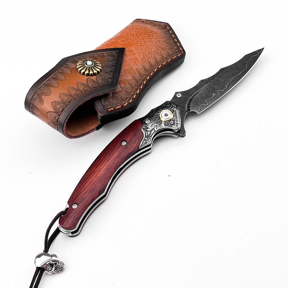 Vintage Engraved Foldable Knif - đánh giá và giá Vintage Collectible Knives