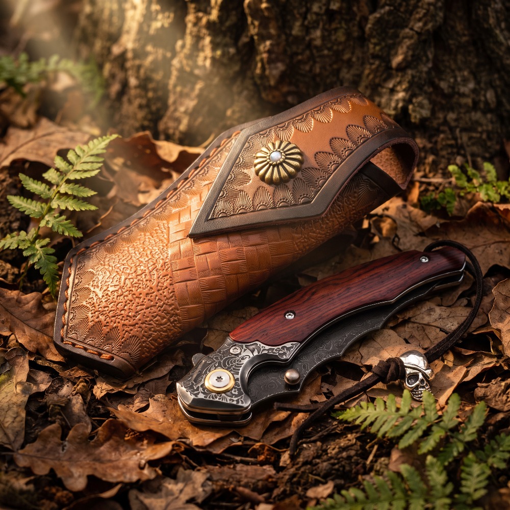 Vintage Engraved Foldable Knif - đánh giá và giá Vintage Collectible Knives