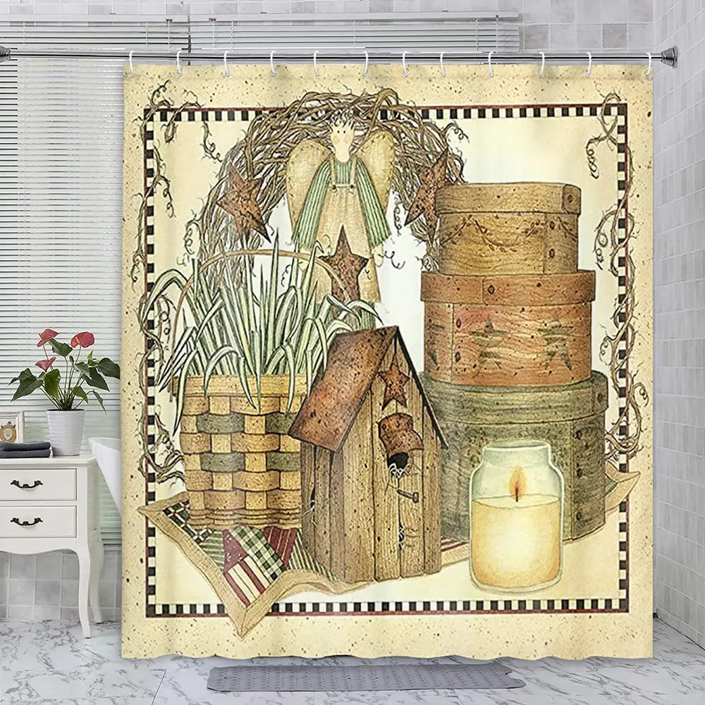 Vintage Rustic Decor Shower Cu - đánh giá và giá Vintage Cartoon Collectible