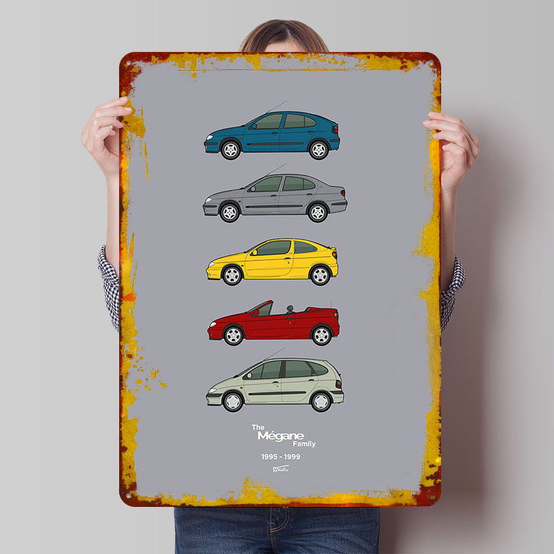 Sports Car Megane Collection 1 - đánh giá và giá Vintage Collectible Posters