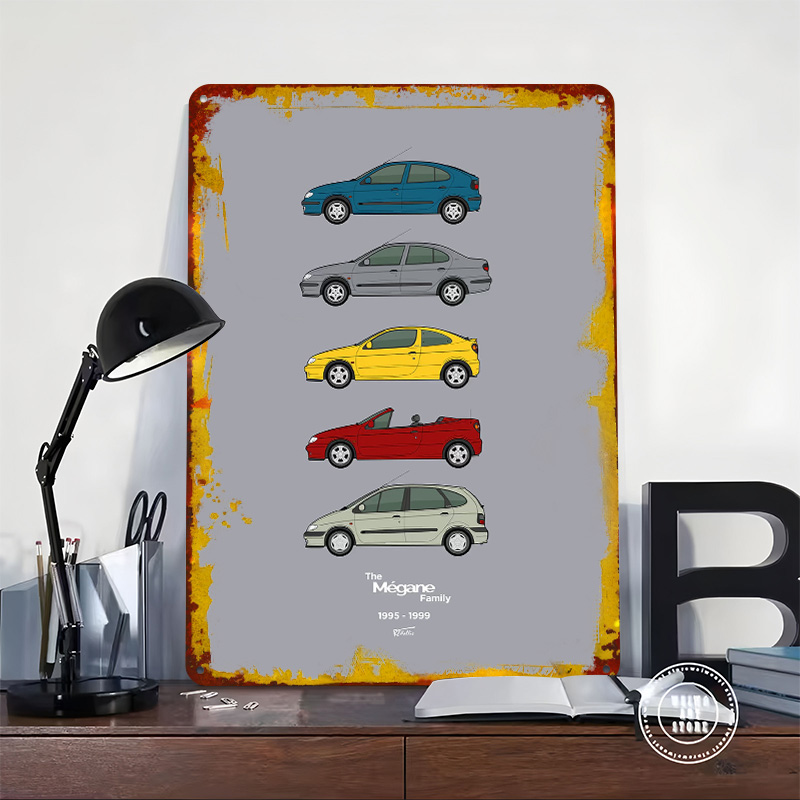 Sports Car Megane Collection 1 - đánh giá và giá Vintage Collectible Posters