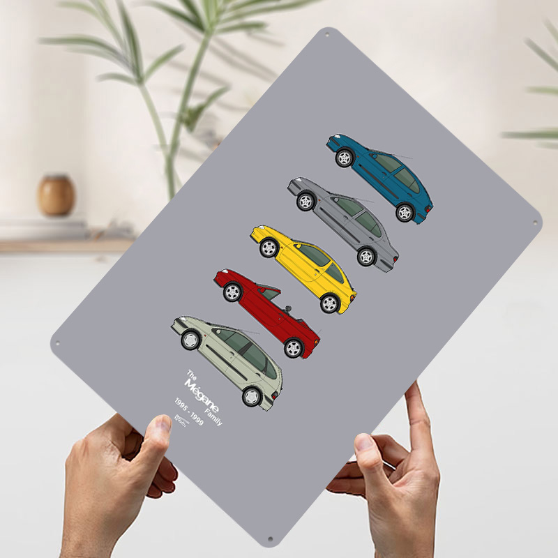 Sports Car Megane Collection 1 - đánh giá và giá Vintage Collectible Posters