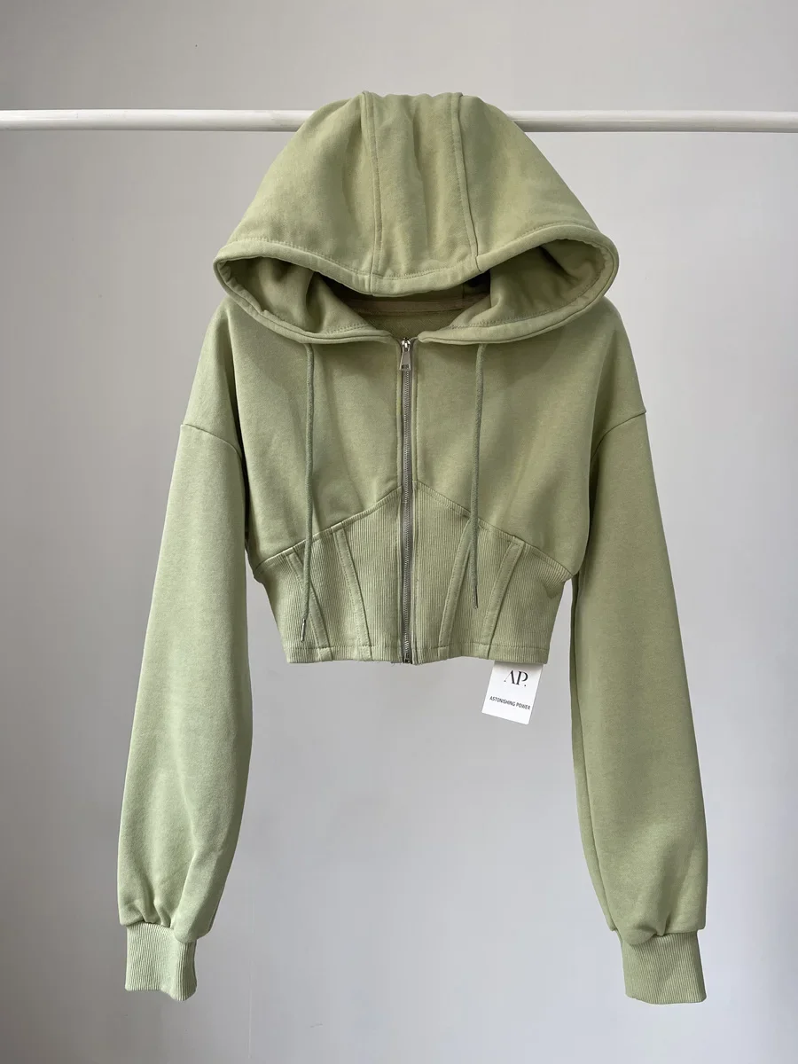 Crop Tops Fashion Hoodies for  - đánh giá và giá Vintage Zip Hoodie