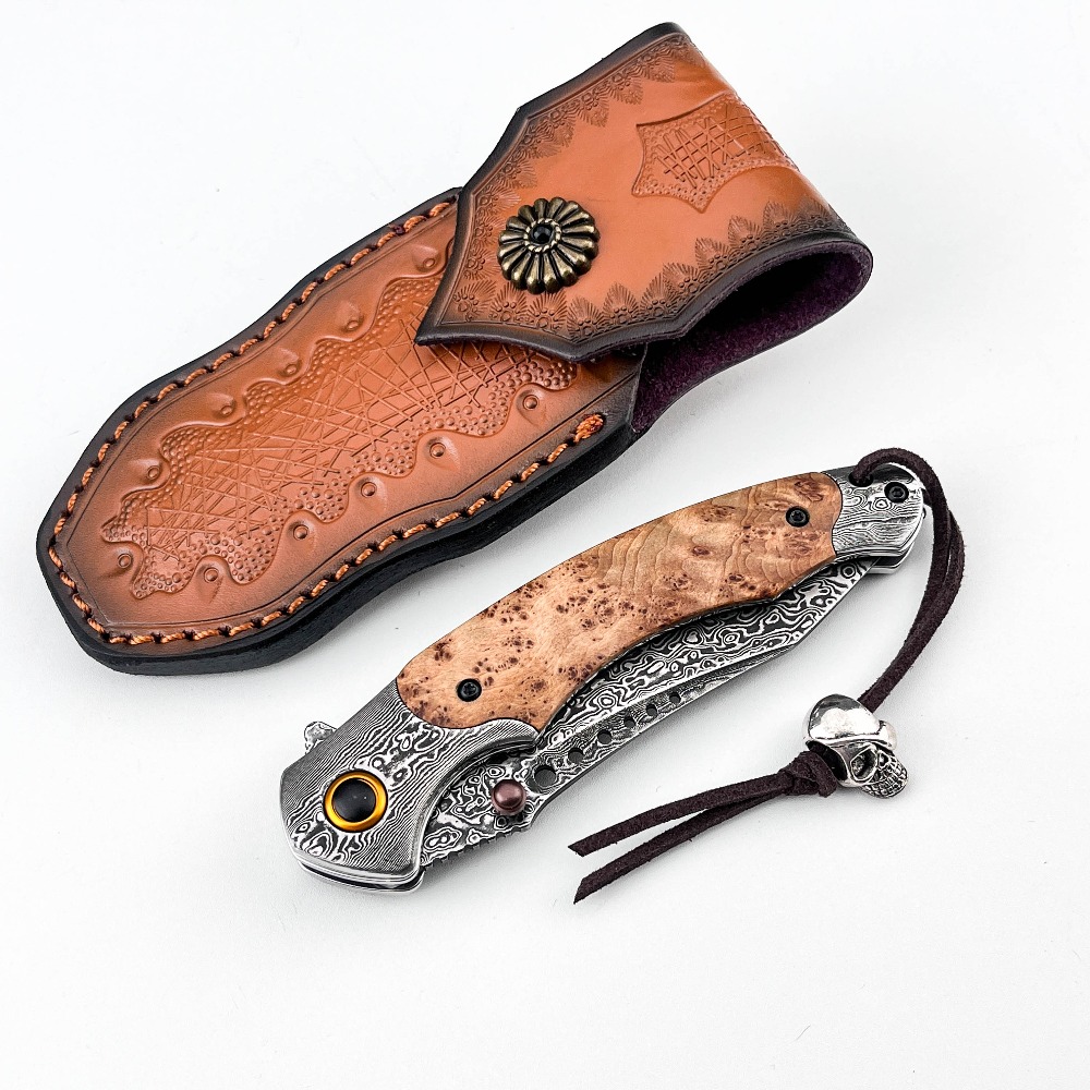 High Hardness Damascus Pattern - đánh giá và giá Vintage Collectible Knives