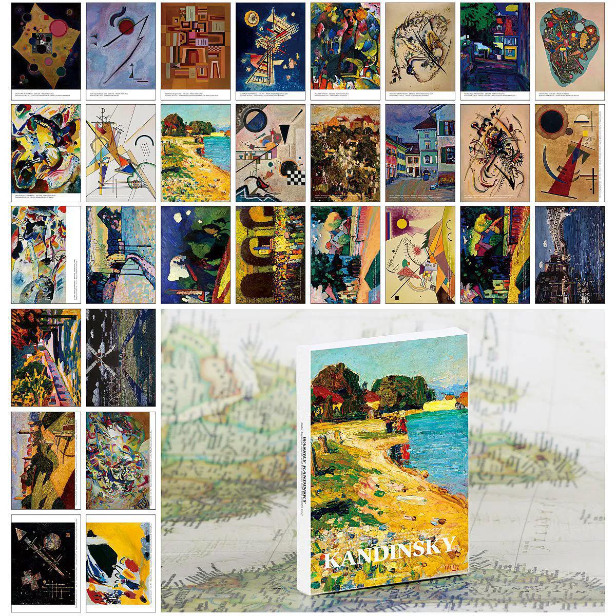 Wassily Kandinsky Art Postcard - đánh giá và giá Collectible Vintage Greeting Cards