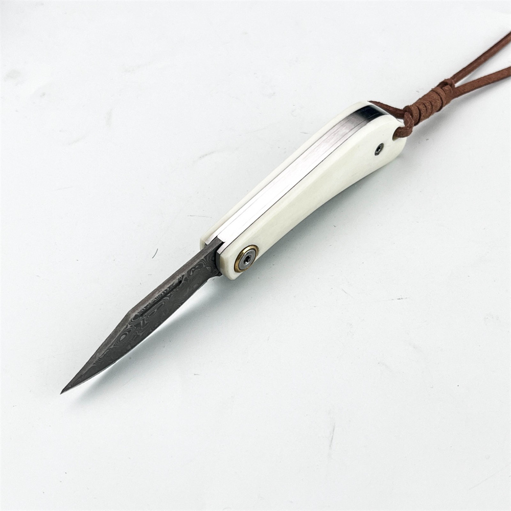 Vintage Damascus Folding EDC P - đánh giá và giá Vintage Collectible Knives