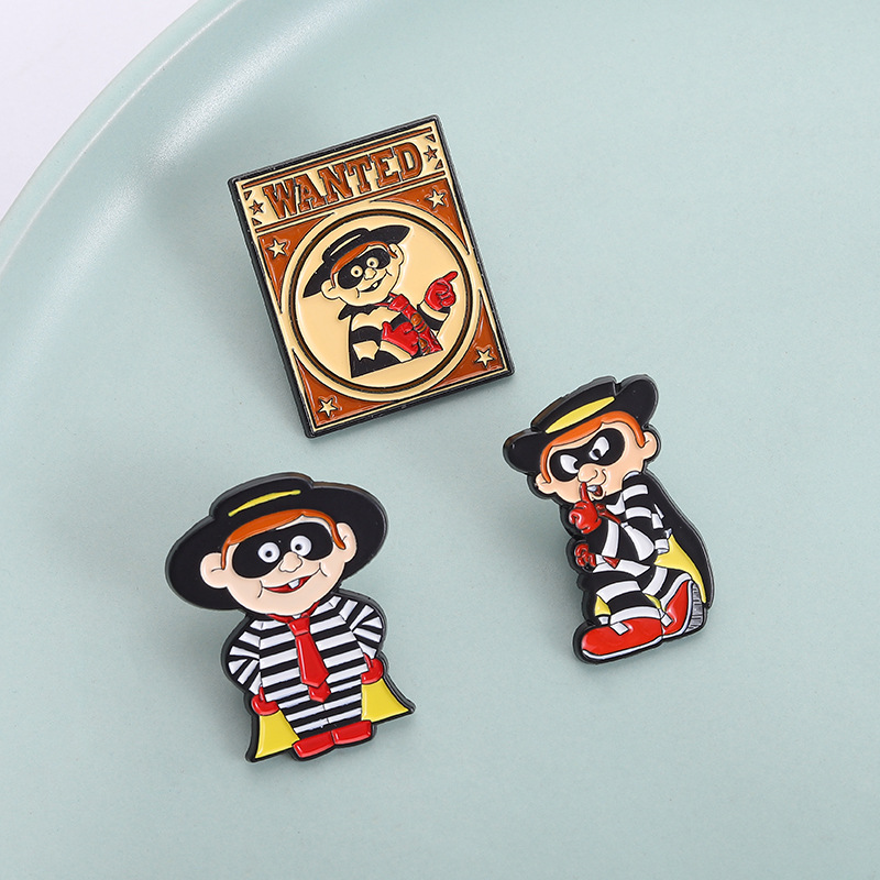 Vintage Hamburglar Enamel Pin  - đánh giá và giá Vintage Cartoon Collectible
